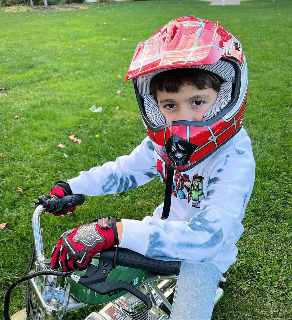 children's helmets for motorcycles TRIANGLE Kids Motorcycle Youth Full Face Helmet DOT Approved 54 CM 20.9/21.3 Inch Helmet Size Tips (1)Wrap a measuring tape around your head about a half Kali Maya Full Face Helmet