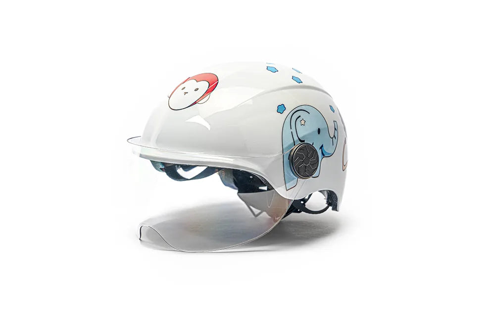 cartoon themed motorcycle helmets HYPER GOGO Adorable Cartoon Kids Helmet