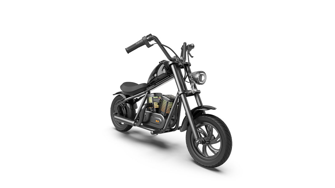 HYPER GOGO Cruiser 12 Plus - Premium Junior Chopper E-motorcycle for Kids
