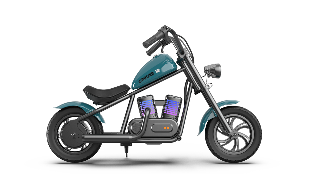 HYPER GOGO Cruiser 12 Plus Premium Junior Chopper E motorcycle