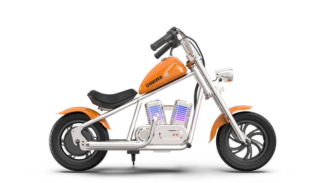 HYPER GOGO Cruiser 12 Plus - Premium Junior Chopper E-motorcycle