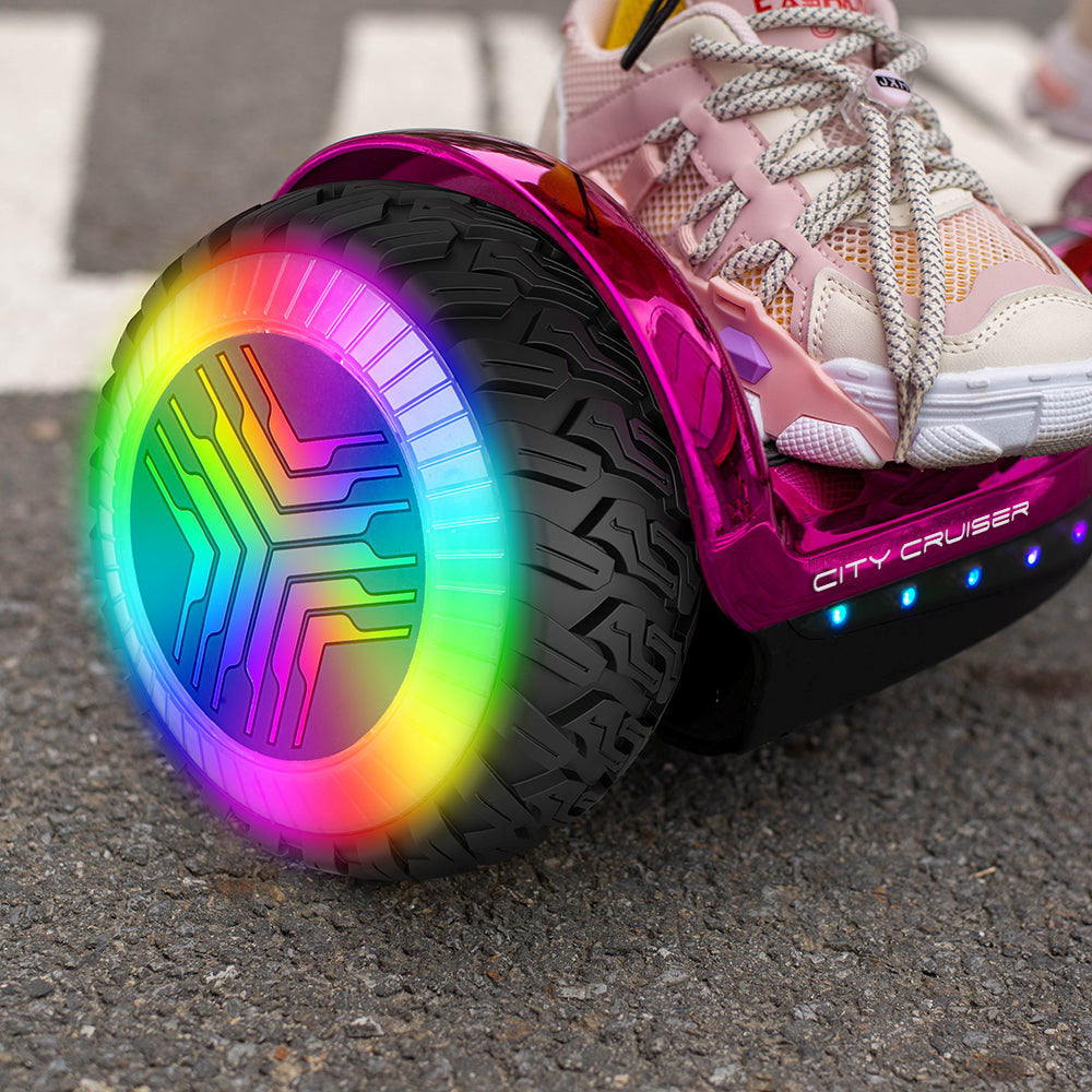 Purple Light Up Hoverboard Purple Light Up Hoverboard GlareWheel