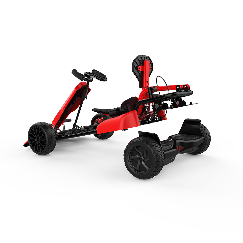 red-electric-go-kart-for-kids-red-go-kart-and-8-5-inch-off-road-hoverboard-gokart-combo-black